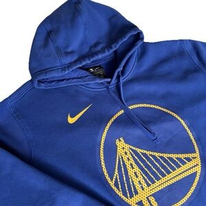Nike Golden State Warriors Men’s Blue Hoodie Size XXL NBA Official